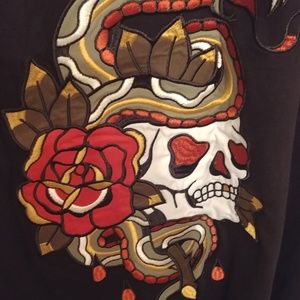 Reason brand xl embroidered t shirt